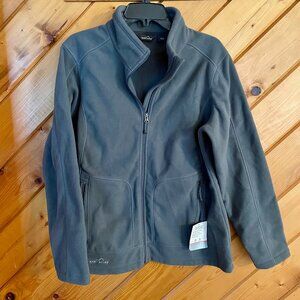 Eddie Bauer Wind Resistant Fleece Jacket NWT Lg